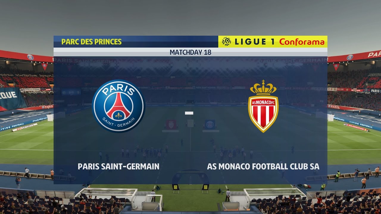 PSG vs Monaco | Parc Des Princes | Ligue 1 | FIFA 20 | Forecast |