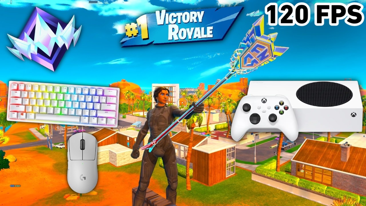 Fortnite Unreal Ranked Reload On Xbox Series S | Keyboard & Mouse Gameplay | 120 FPS | 4K