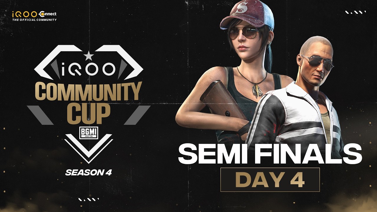 iQOO Community Cup Season 4 | SEMI FINALS Day 4 – GROUP 2 | 22 APRIL 2026🔥 #iQOOCommunityCup