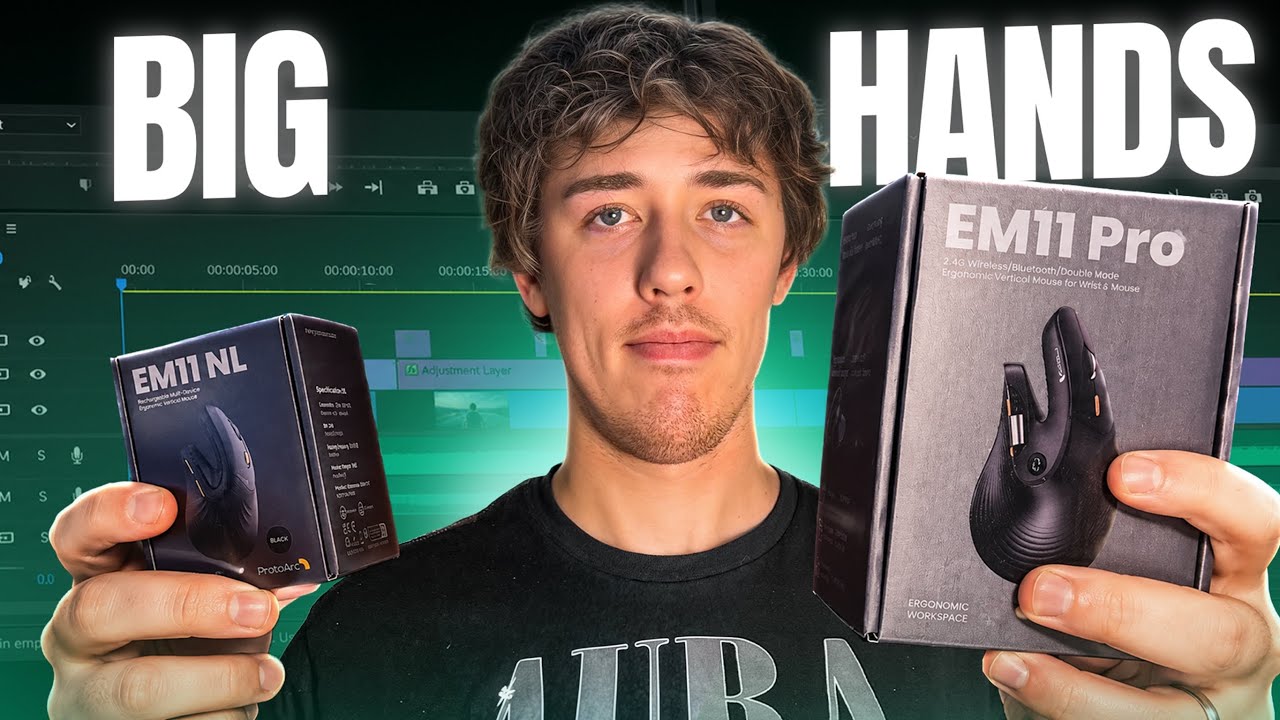 Finally, A Mouse For Big Hands.. ProtoArc EM11 NL Vs EM11 Pro
