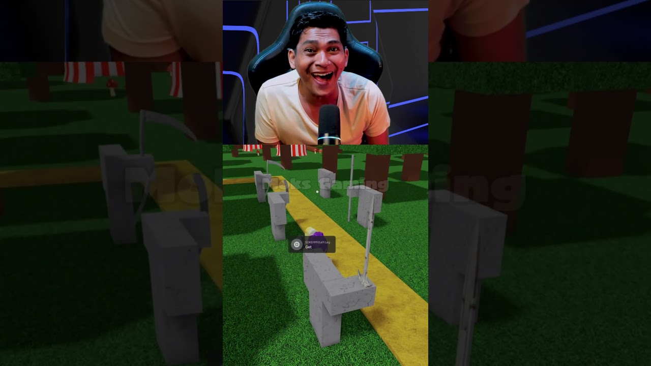 Ada Badan emas di atas pohon gurun pasir #roblox