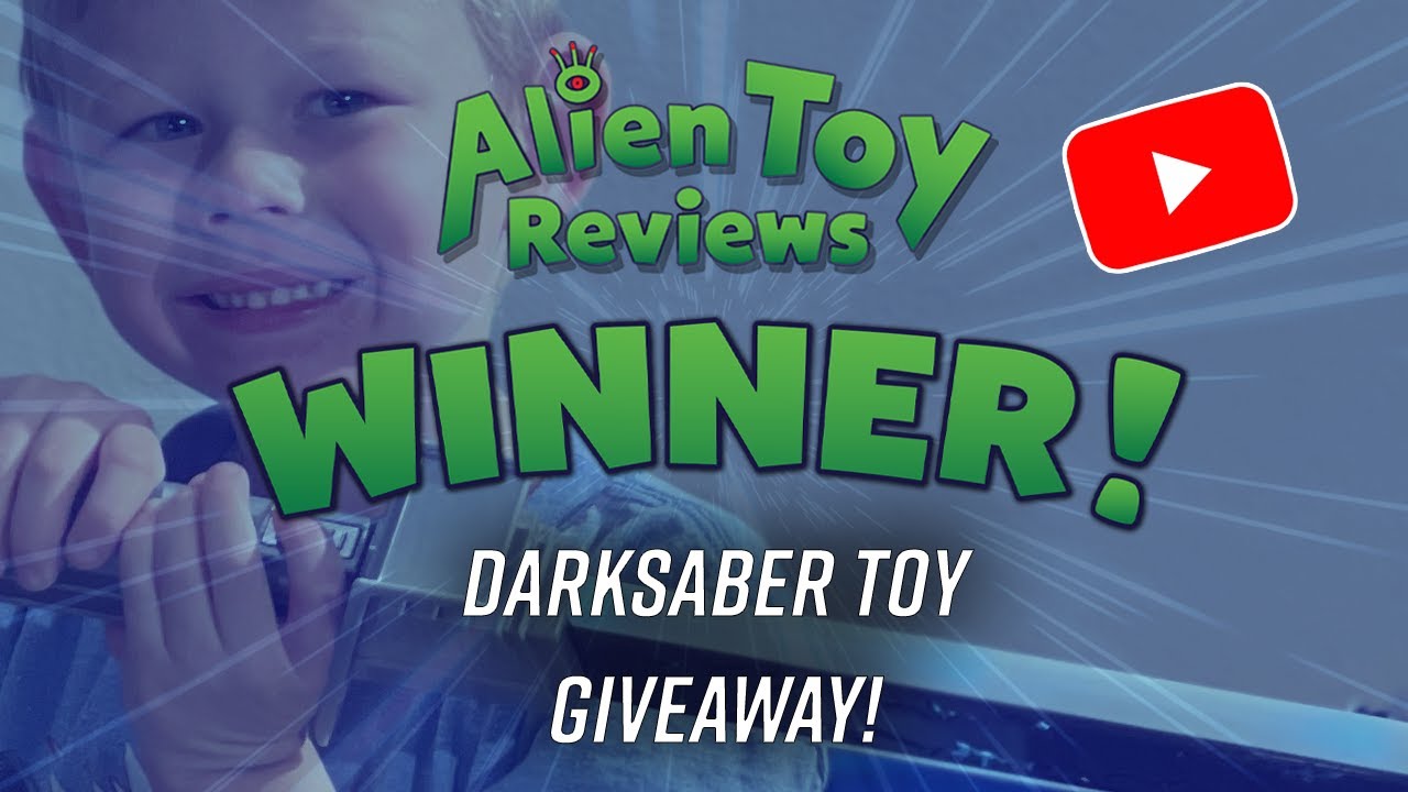 DARKSABER TOY GIVEAWAY WINNER!!!