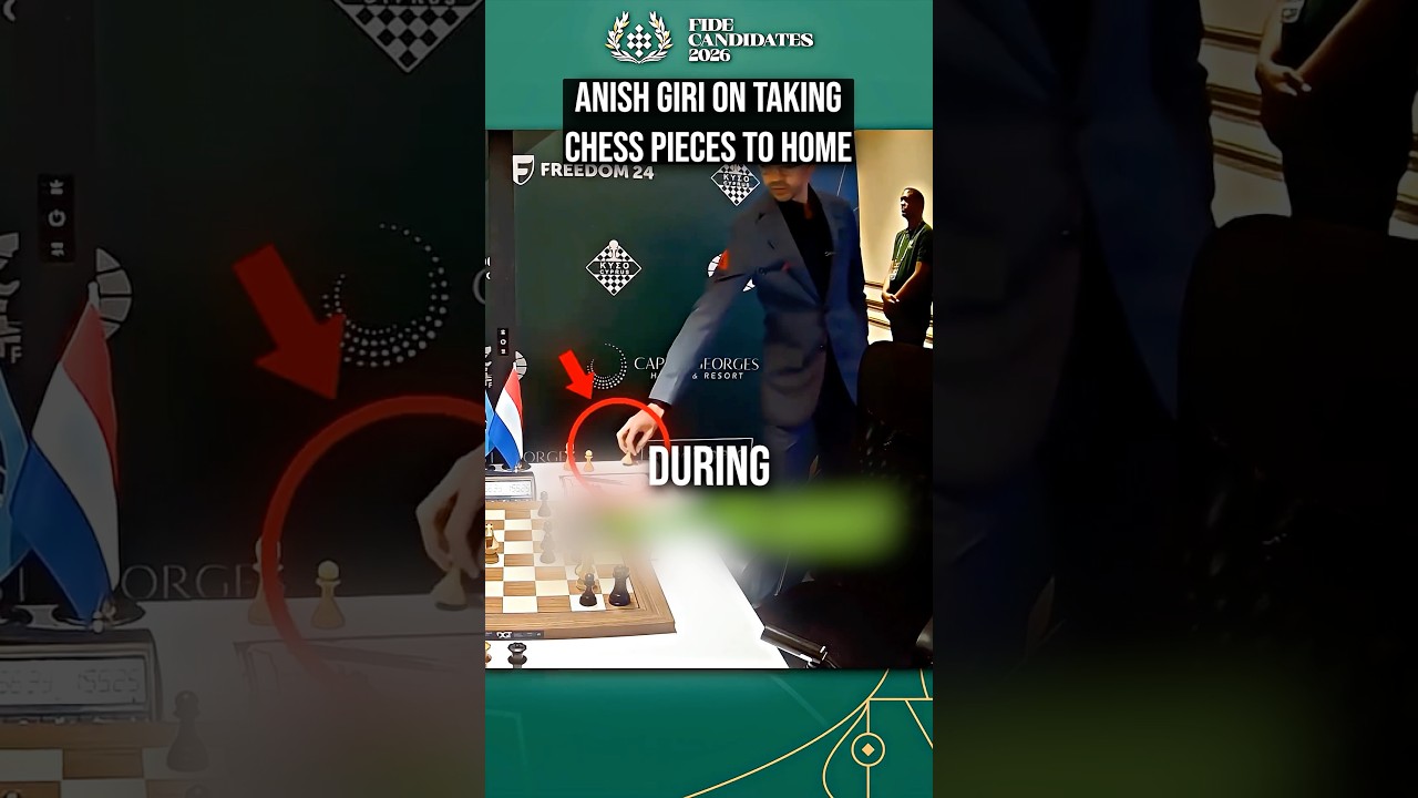 Anish Giri Steals Pieces 😭