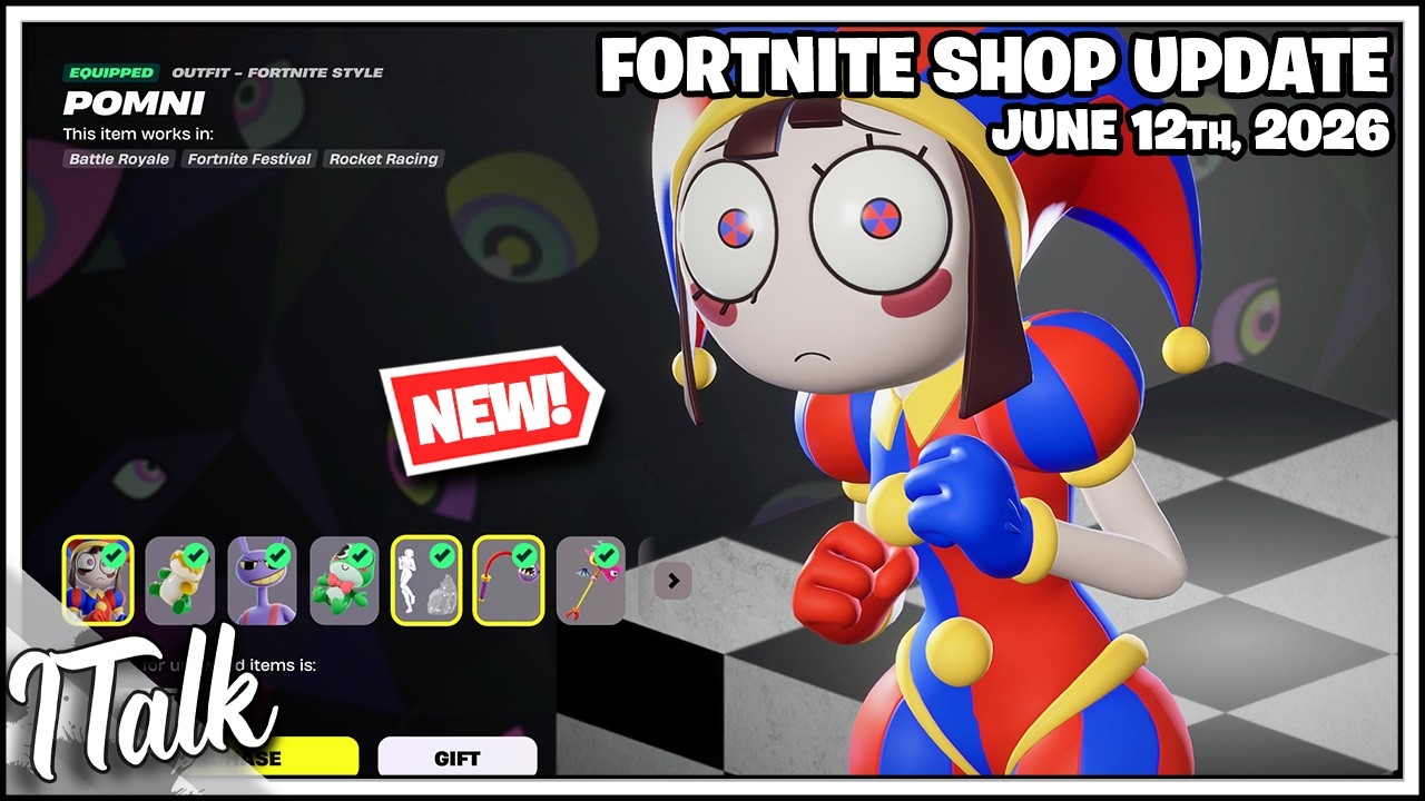 Fortnite Shop *NEW* THE AMAZING DIGITAL CIRCUS IN FORTNITE! [June 12th, 2026] (Fortnite Chapter 7)