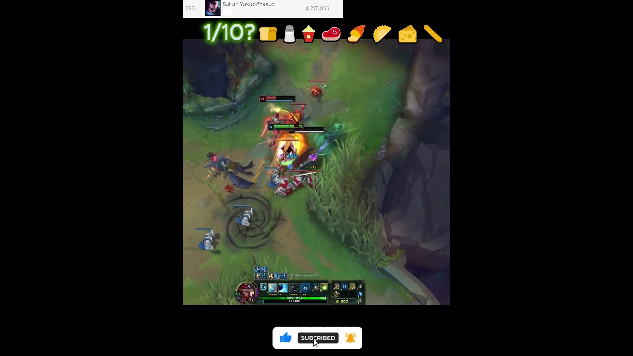 4m Yasuo 🥨🥯🥫🥚🍚🥮 Part 3  #leagueoflegends