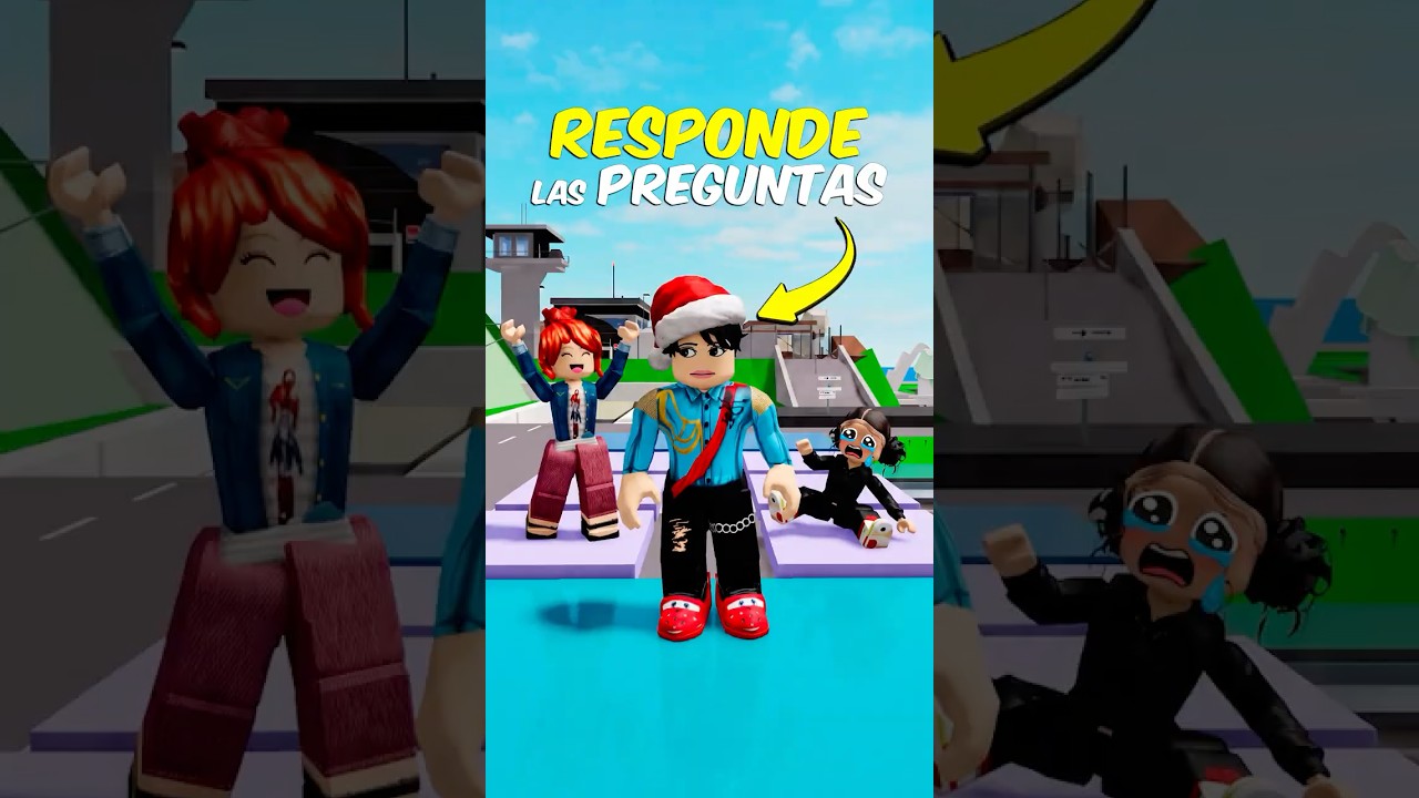 RESPONDE LA PREGUNTA Y AVANZA UN PASO en ROBLOX 😂 #roblox #brookhaven #robloxbrookhaven
