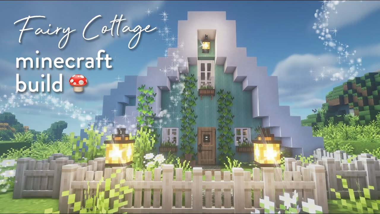 minecraft: fairy cottage build 🍄