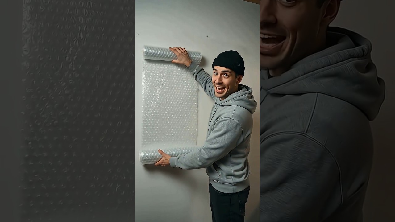 Bubble Wrap Started as WALLPAPER #shorts