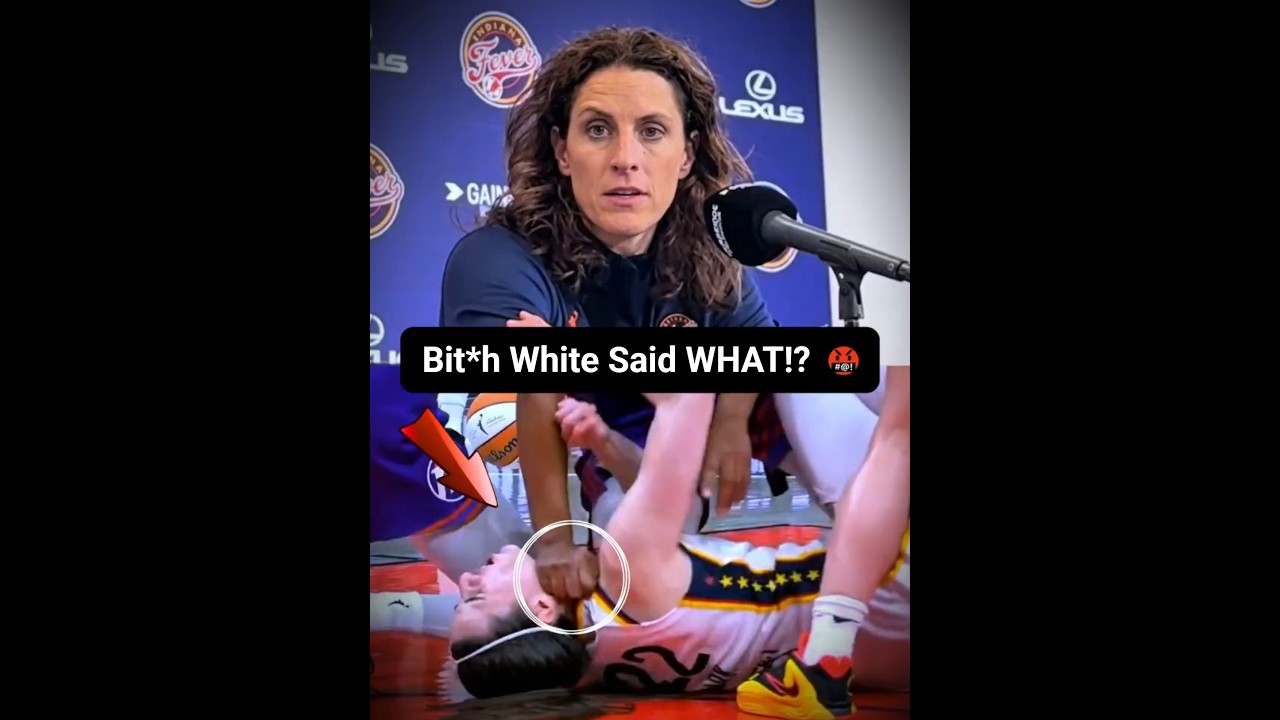 Coach White Says She Didn't Know Until HALFTIME! 😡🤯 #caitlinclark #basketball