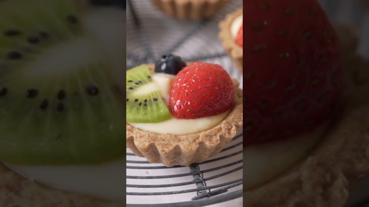 Mini Fruit Tarts with Custard