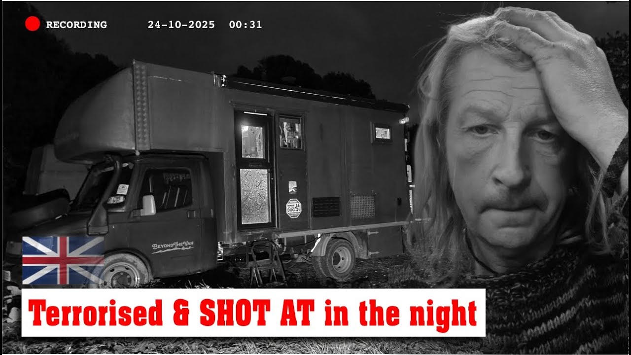 Escaping a UK Parkup at 1am being SHOT AT. With CCTV. | BeyondTheVan