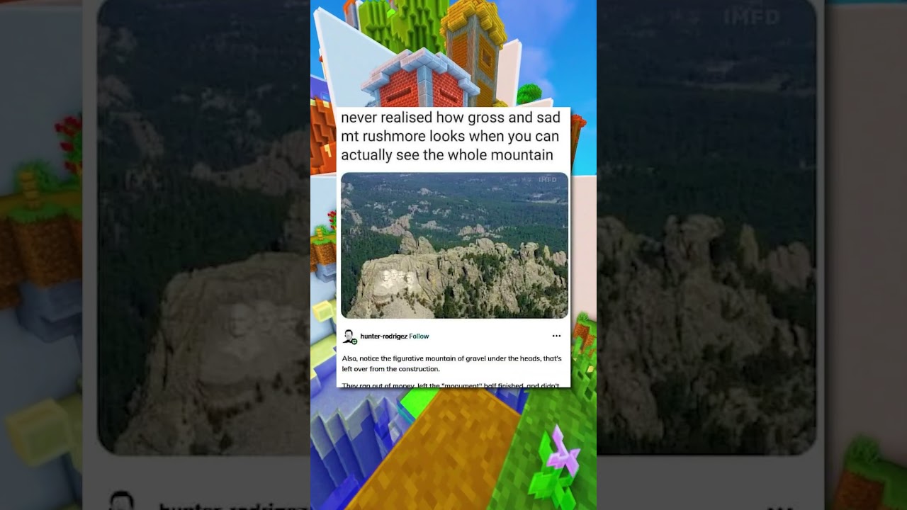 Mt. Rushmore is LAME 😭