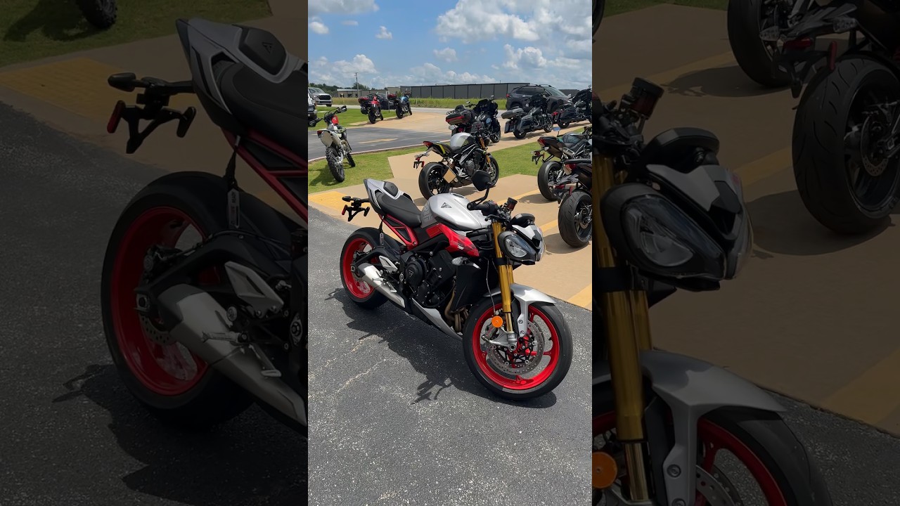 The smile inducing Triumph Street Triple 765 RX! @OfficialTriumph #triumph