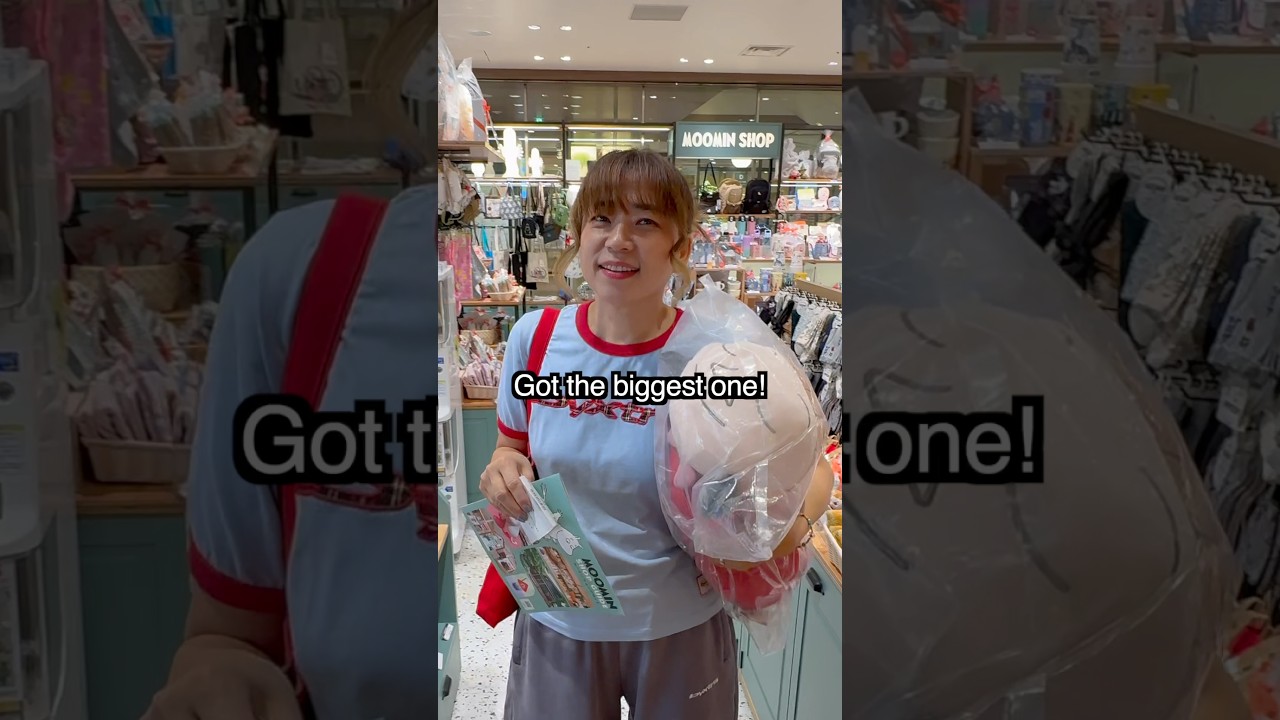 Bought the Biggest Little My Plush at the Moomin Shop!✨#moomin #japan #japanese #mom #collection