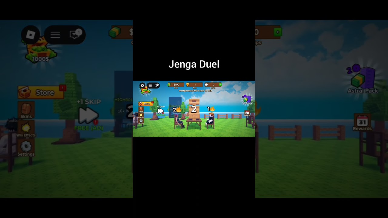Roblox Jenga Duel