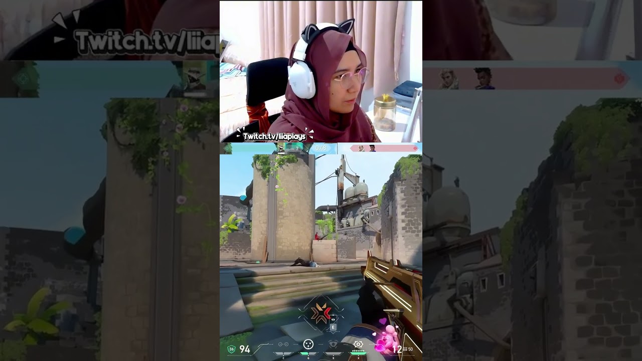 CRAZY SHOT on the Yoru! 😎🥹🥰  #valorant #marshmello #girlstreamer #liiaplays