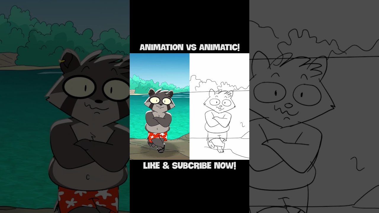 What is behind your favorite cartoon? #rockyrakoon #animation #funny #humor #2danimation