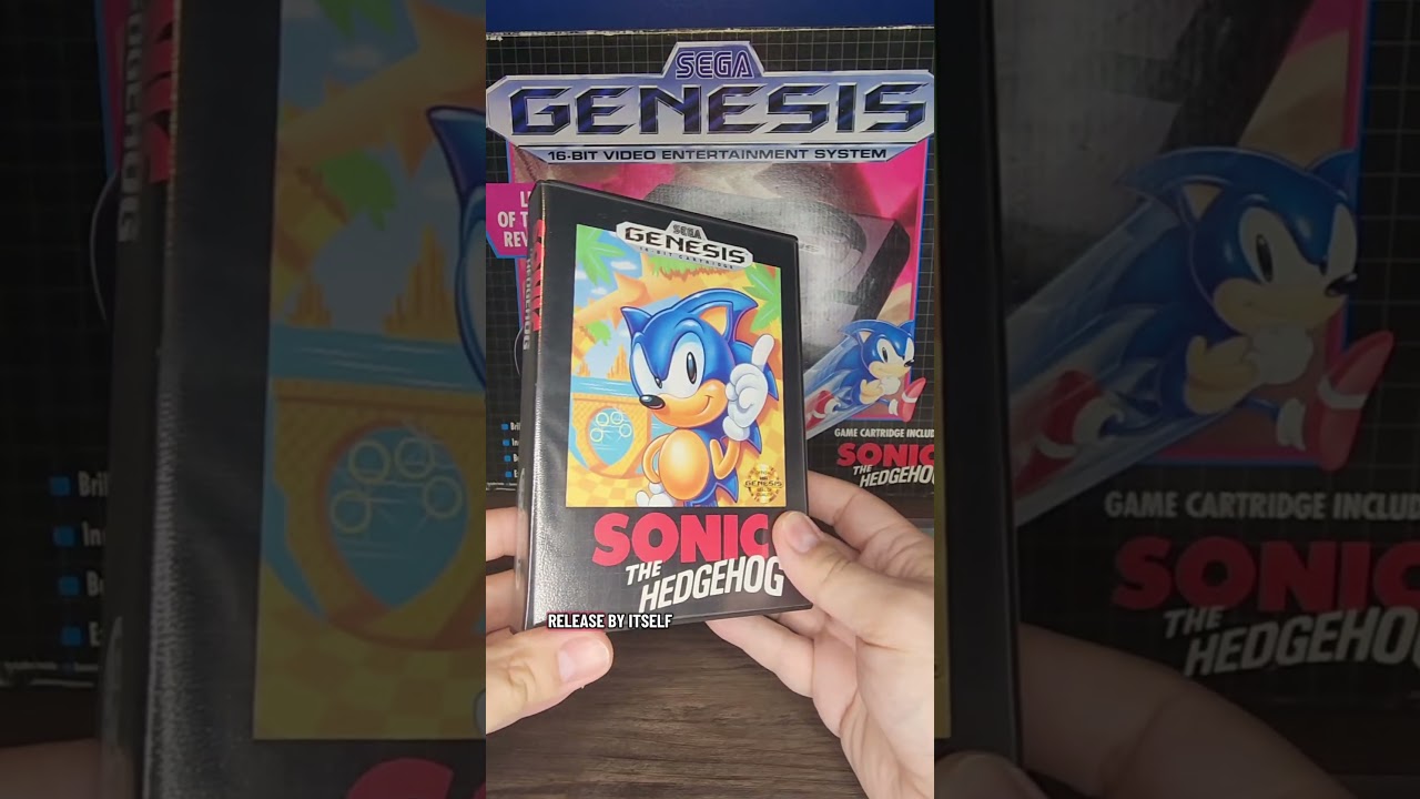 Happy 35th Birthday Sonic! #sonic #sonicthehedgehog #sega #segagenesis #gaming #retrogaming