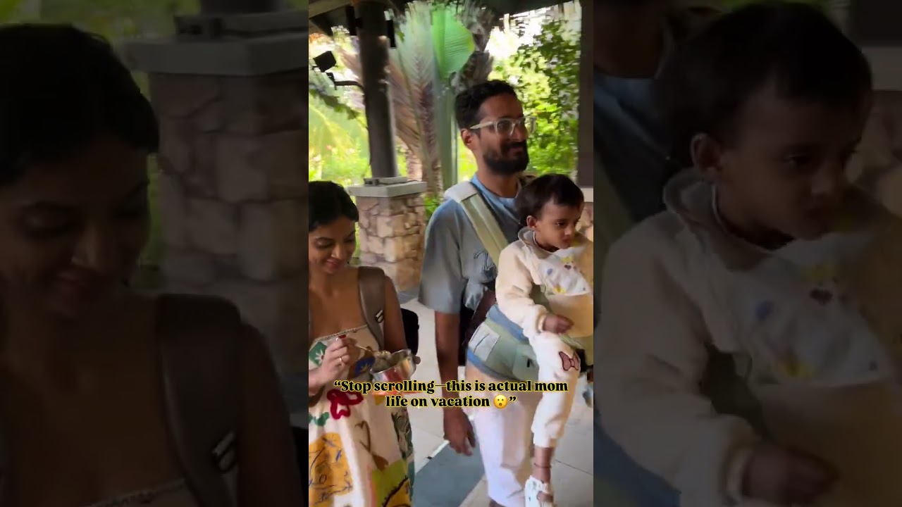 Mom duty never stops. #youtubeshorts #momlifeunfiltered #vacation #ytshortsindia #momlife #momduty