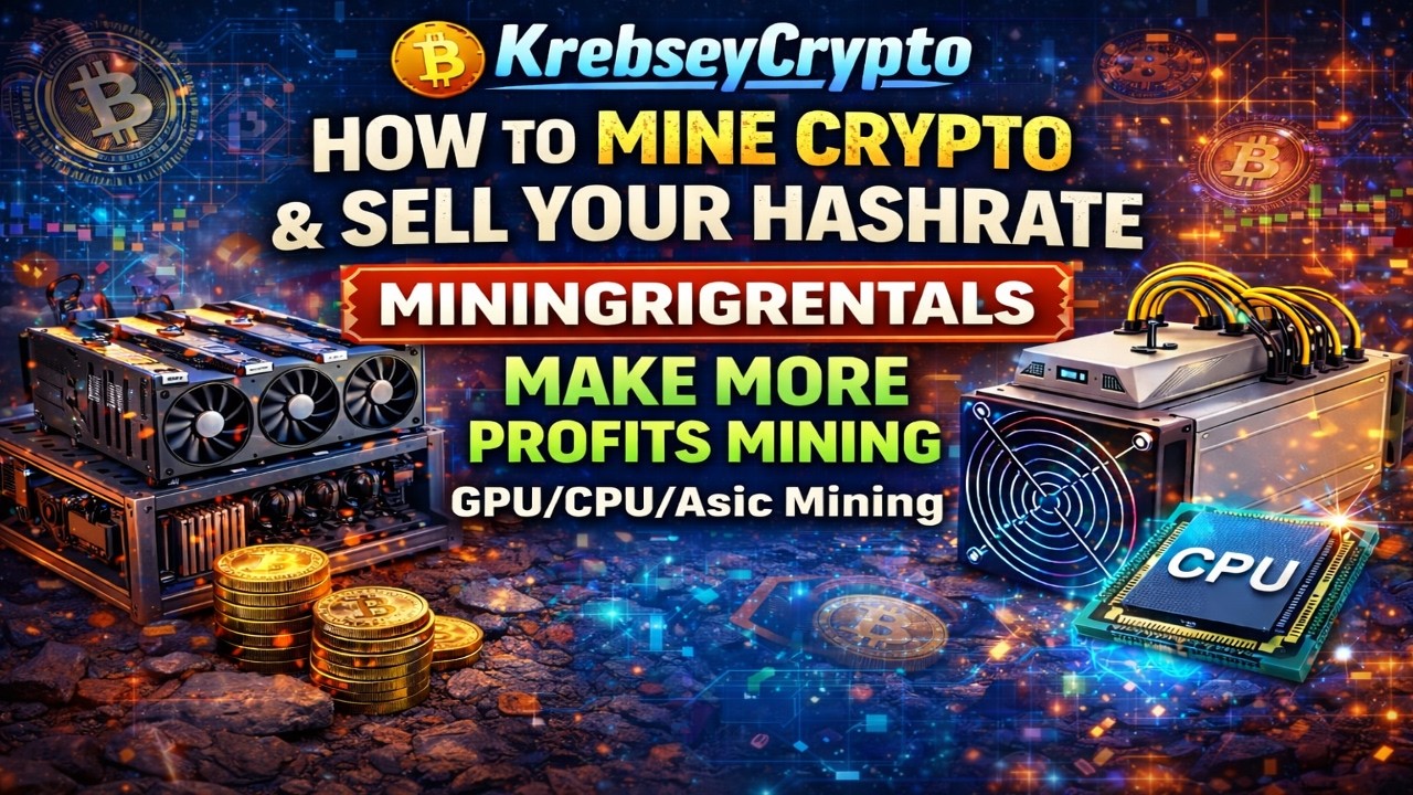 How to Mine Crypto & Sell Your Hashrate | MiningRigRentals | Make More Profits Mining | MRR