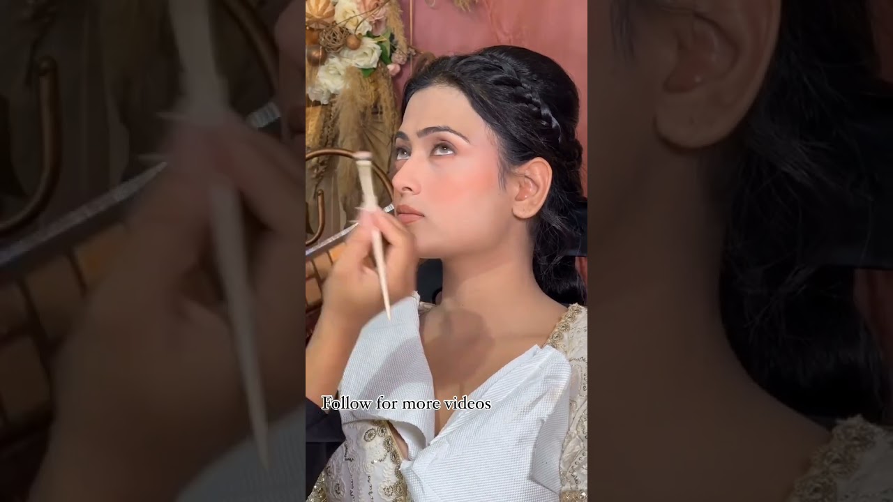 ##😎😎 make-up tutorial of bridal ❣️❤️😍💄😄##like ##subscribe