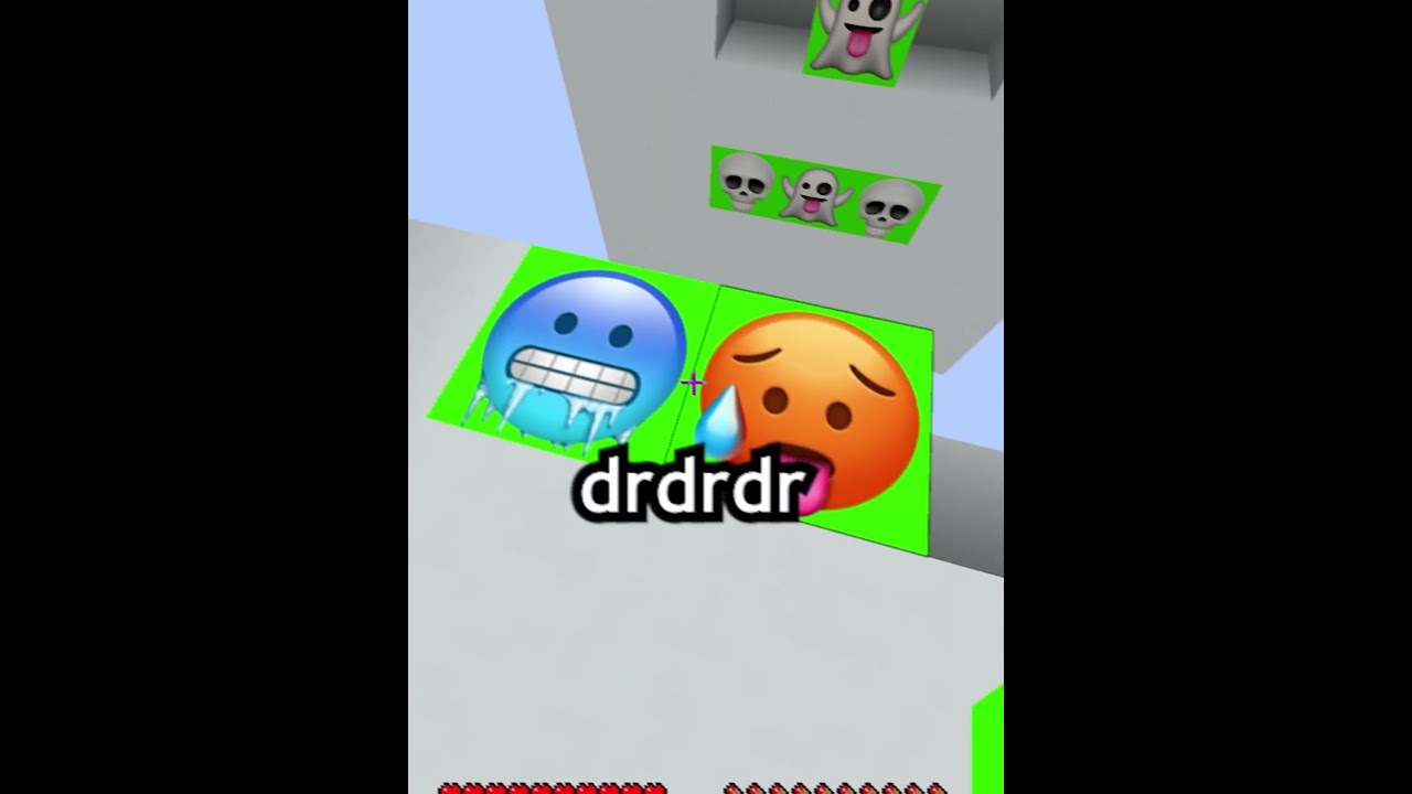 ADIVINA el EMOJI en MINECRAFT ⚠️​💀​☠️ #español #minecraft