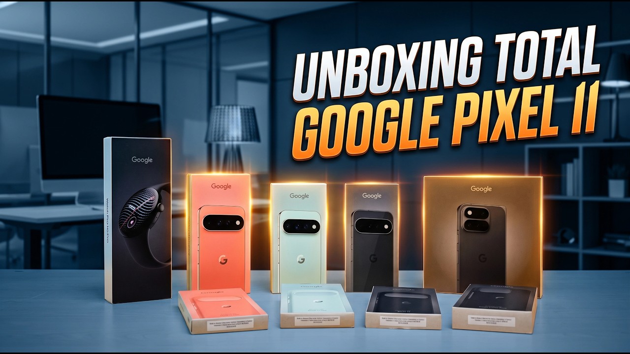 Unboxing Google pixel 11, Google Pixel 11 Pro, Pixel 11 Pro XL, Pixel 11 Pro Fold y Pixel Watch 5