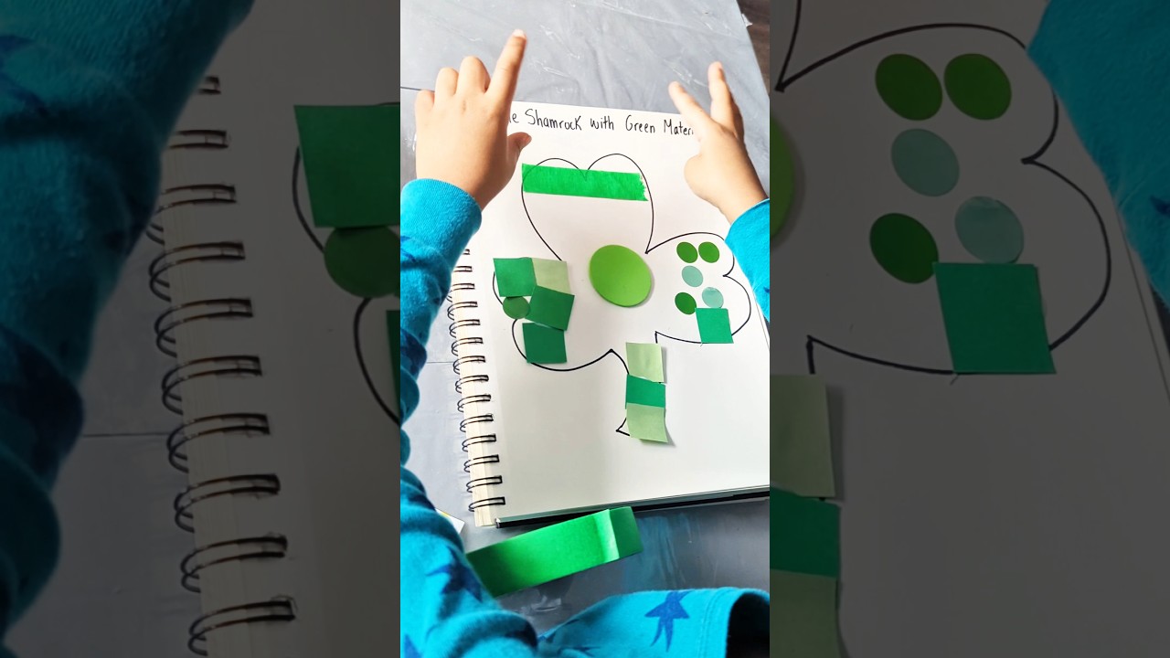 St. Patrick's Day Art Activity | Shamrock | Educational Videos for Kids