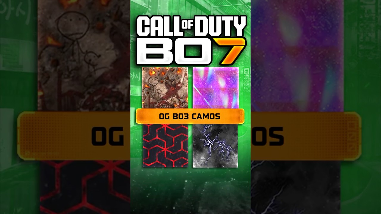 Unlock 9 Remastered BO3 Camos in Black Ops 7… (CHERRY FIZZ MASTERY)