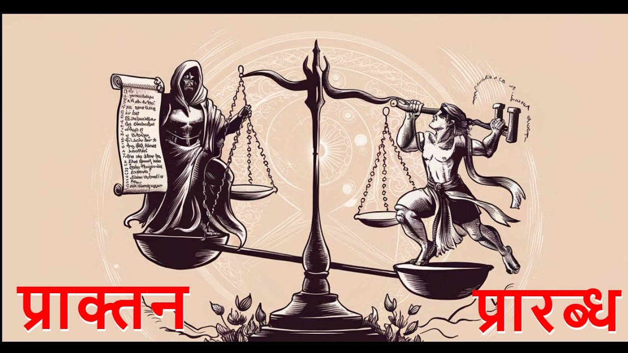 What is difference between Prarabdh and Praktan?