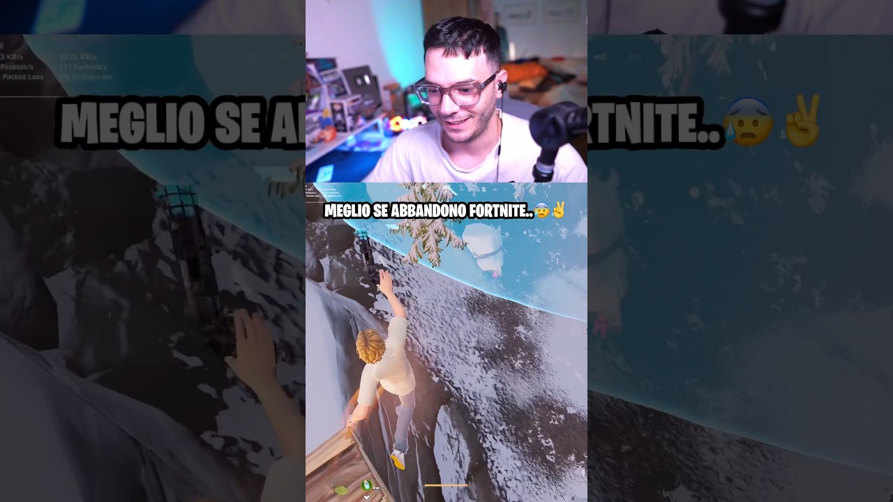 MEGLIO SE ABBANDONO FORTNITE.. 😭 #fortnite
