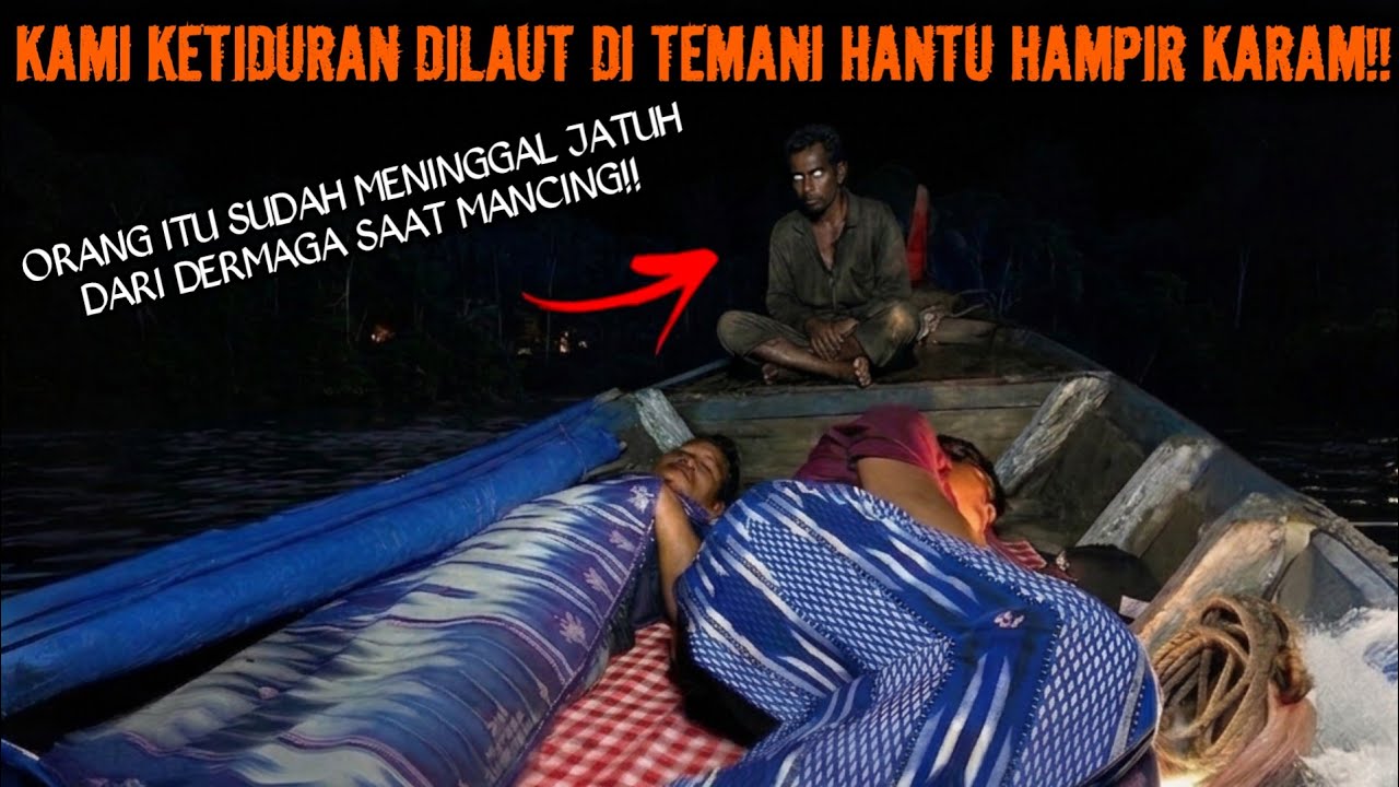 CAMPING HOROR HAMPIR KARAM KERENA KETIDURAN DI LAUT DEKAT DERMAGA BEKAS ORANG M3NIGG4L GENTAYANGAN!!
