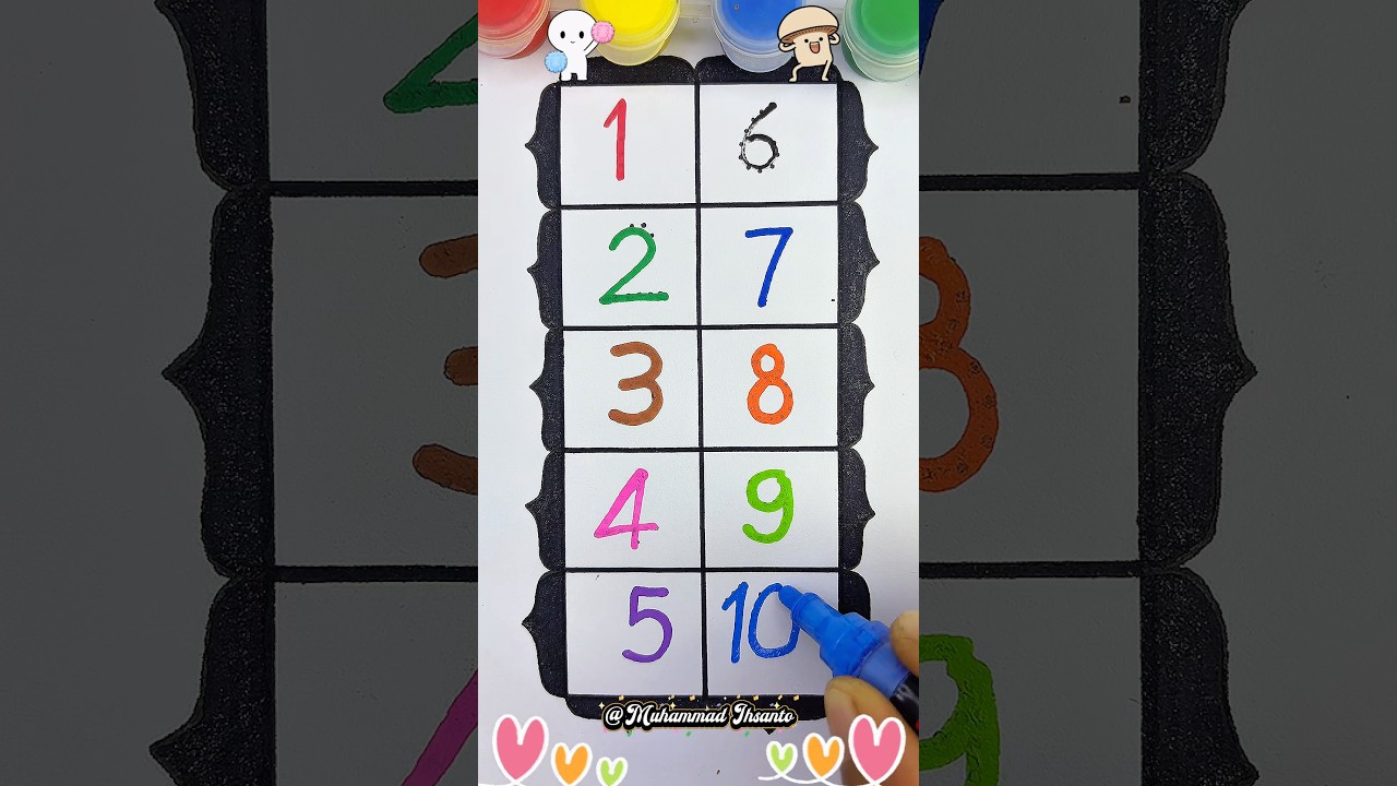 Learn to Count 1-10 🌟#shorts #kidslearning #numbers #preschool