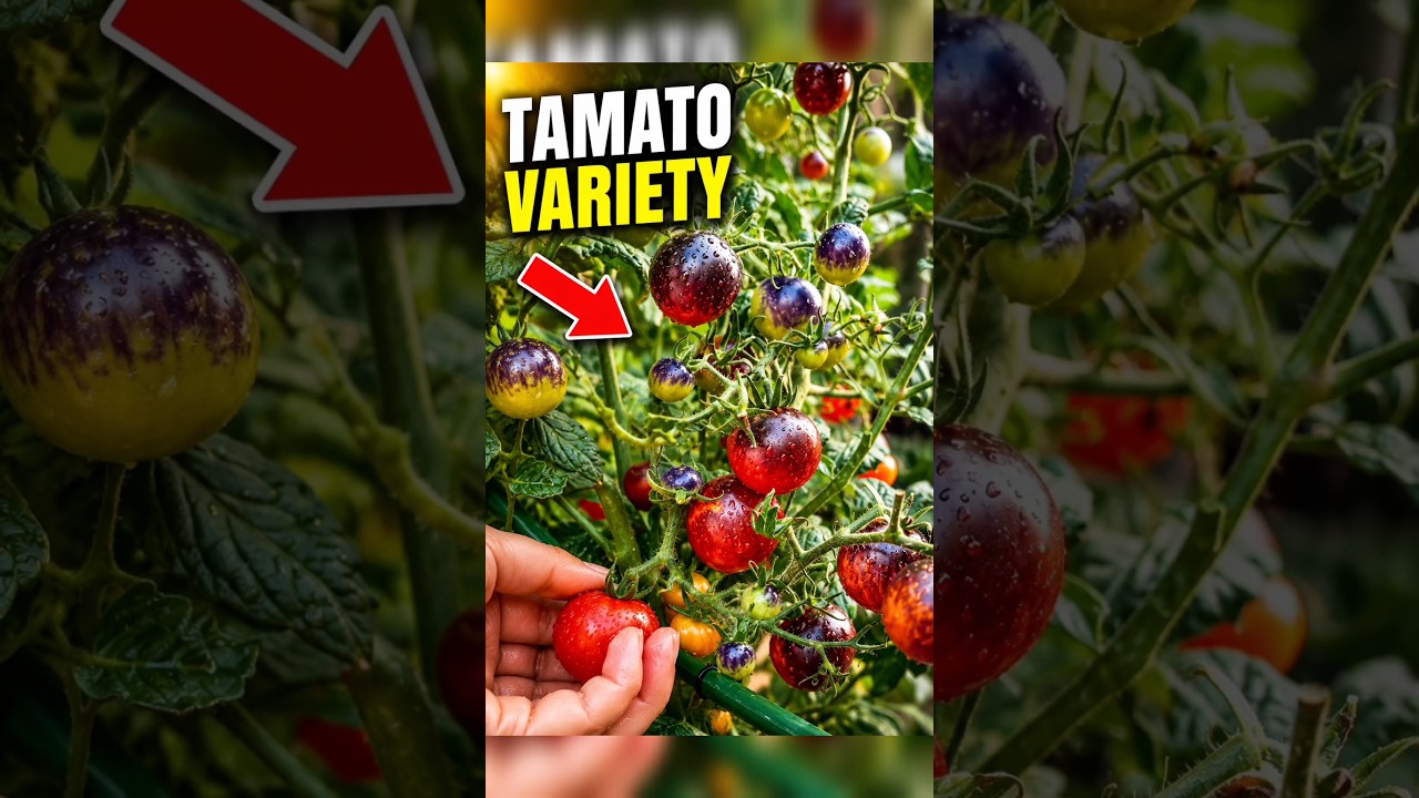 🍅 You Won't Believe These Tomato Varieties 😮 #shorts #garden  #vegetablegarden