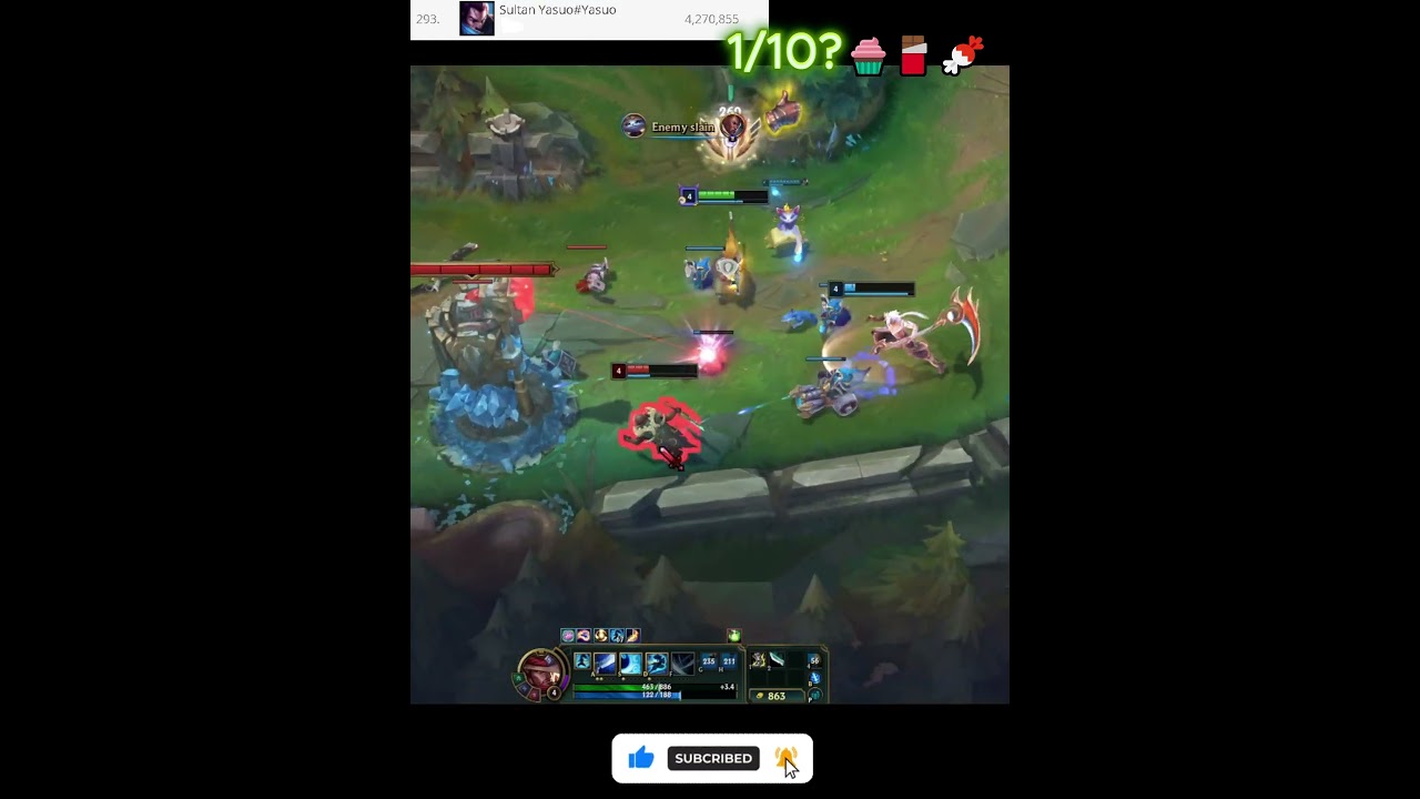 4m Yasuo Botlane 🍎🥭🍍 Part 10 #leagueoflegends