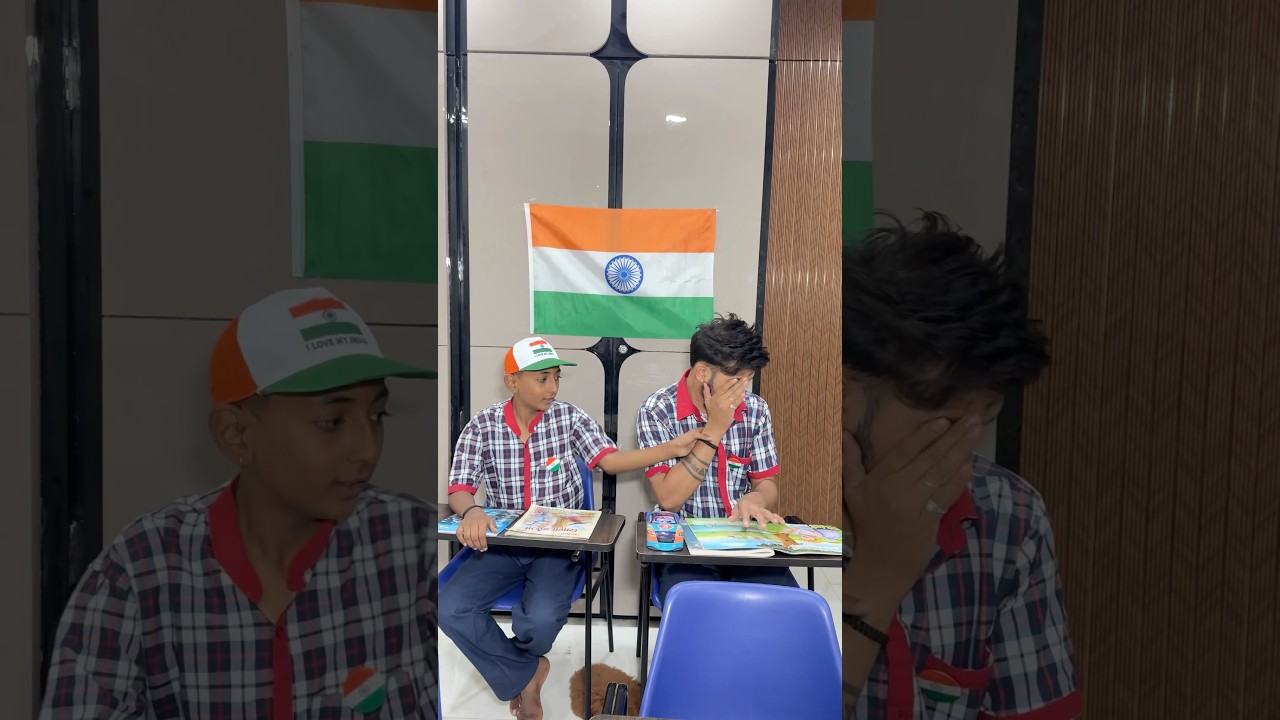 15 August पर मेने दीया भाषण 🇮🇳🙏￼ #funny #comedy #yutubeshorts #shorts #golu008 #15august