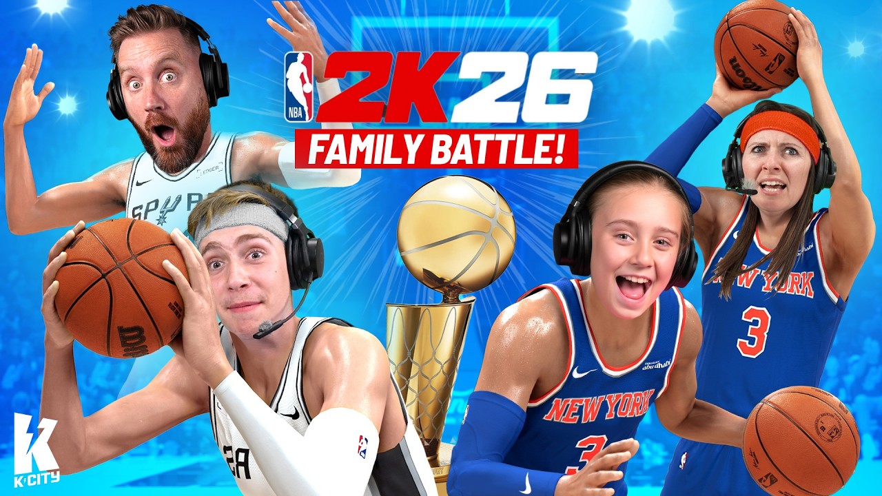 We Taught Our Family to Play the NBA Finals in NBA 2k26 (Family Battle!)