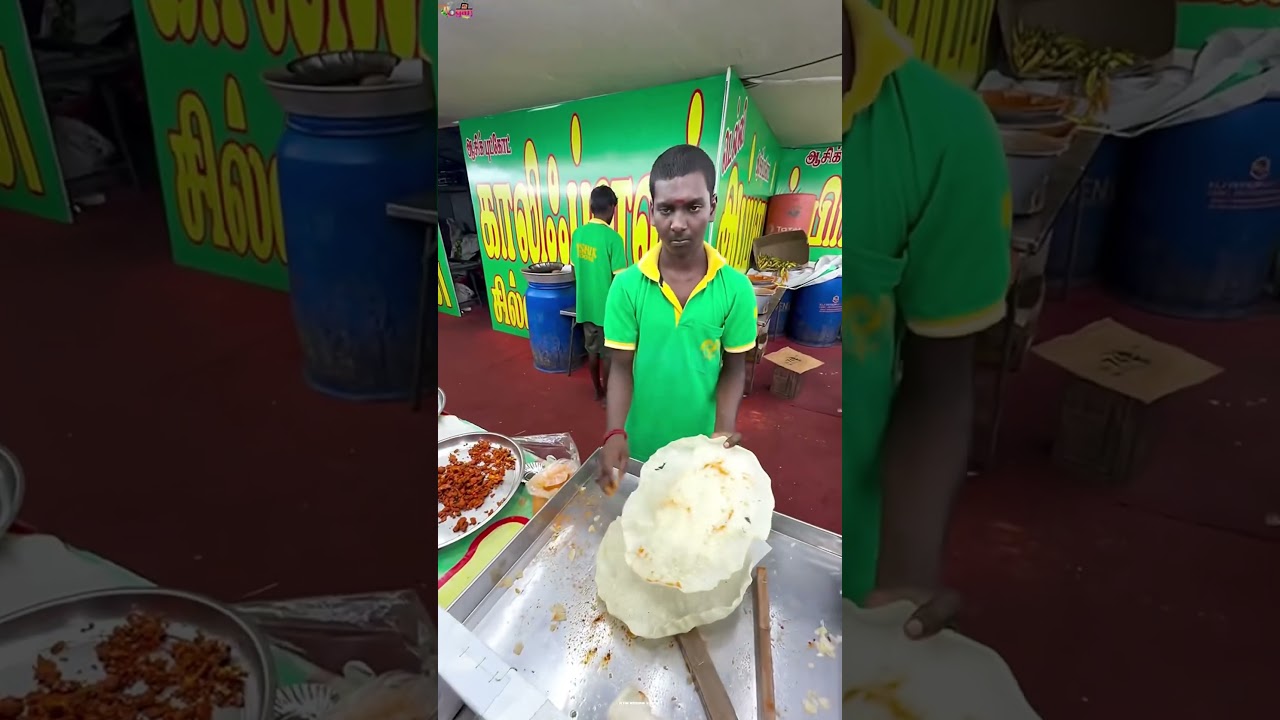 இவ்வளவு பெரிய Delhi Appalam சாப்பிட்டுஇருக்கீங்களா …‼️💥 #shorts #trending #viral