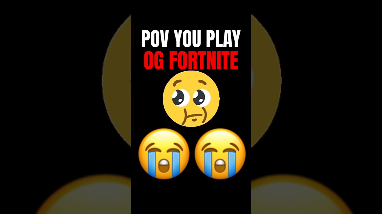 POV your playing OG Fortnite 😭 #fortniteclips #fortnite #fortnitefunny #gaming