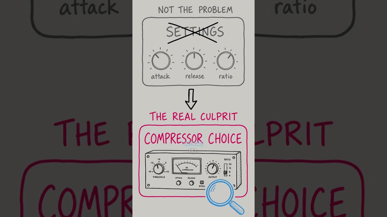 Compressor Settings Are a Refinement, Not a Foundation #musicproducer #musicproduction #typebeat