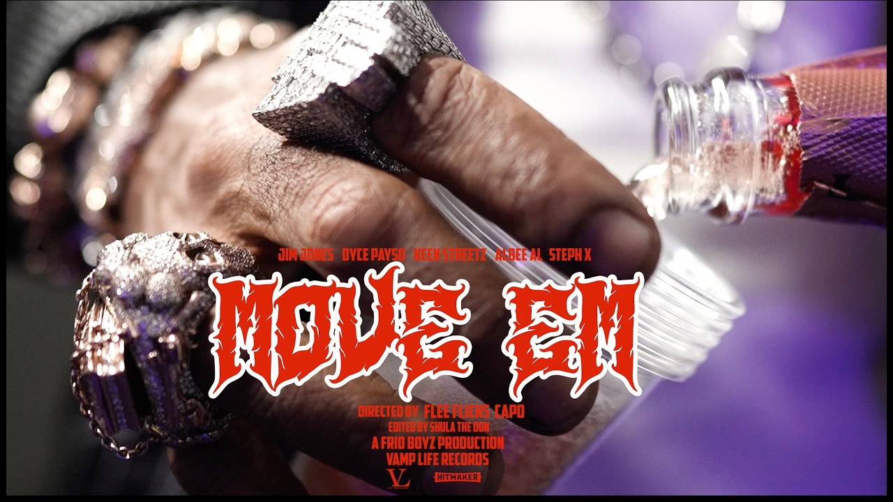 Jim Jones - Move Em (feat. Dyce Payso, Keen Streetz, Albee Al, Steph X) (Official Music Video)
