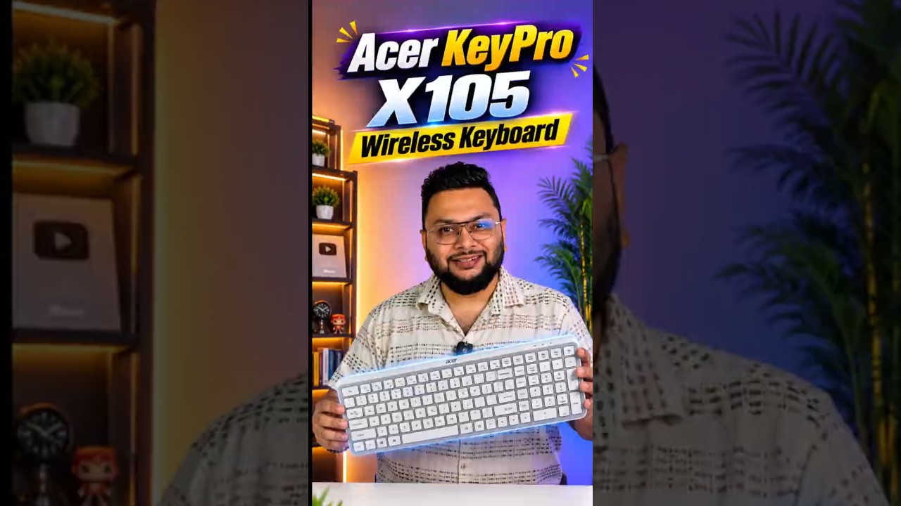 Acer KeyPro X105 - One external keyboard. Three devices. Unlimited convenience.#keyboard #acer