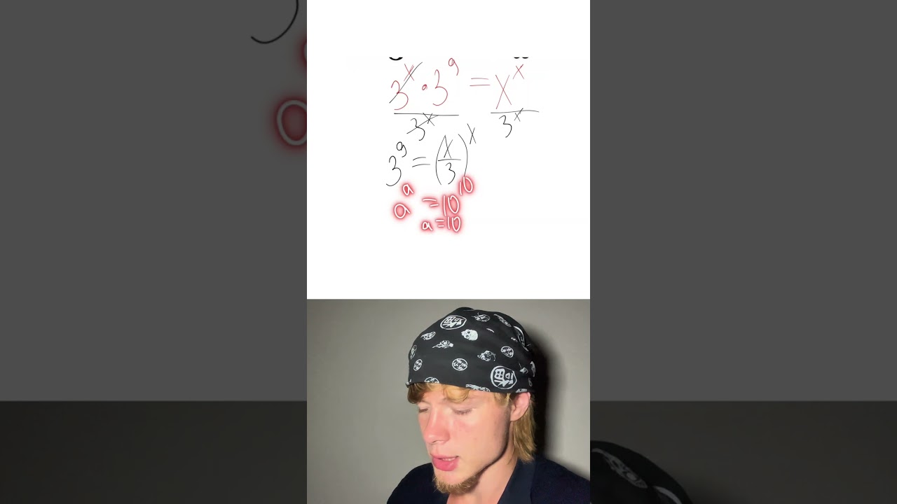 Показательное уравнение #maths #куб #mathematics #7классалгебра #решениеуравнений #квадрат #логика