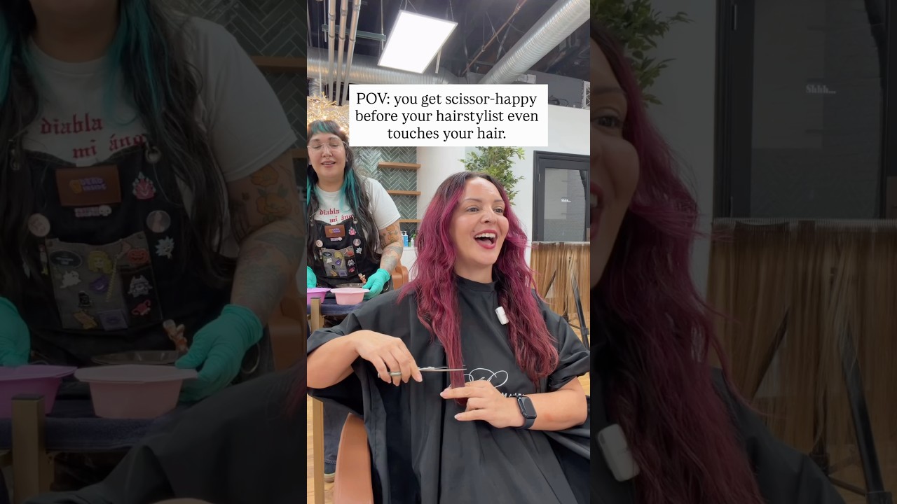 I cut my own hair before seeing my hairstylist 😭 #haircutfail