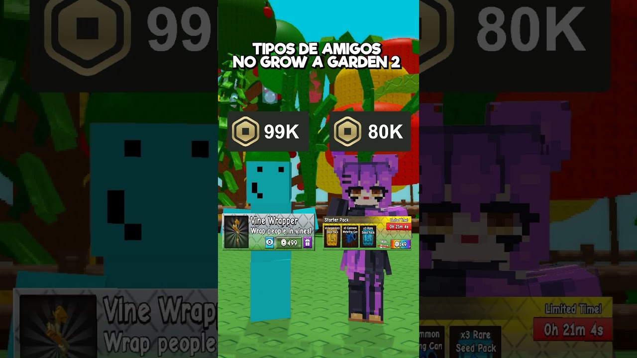 Qual é Você no GROW A GARDEN 2? 💸💸
