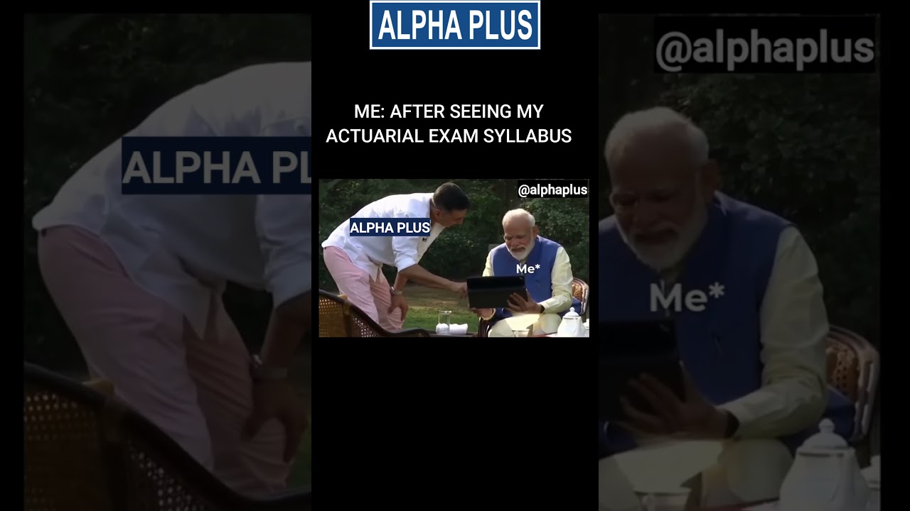 Me After Seeing My Actuarial Exam Syllabus 😵‍💫 | Actuary Student Life #shorts