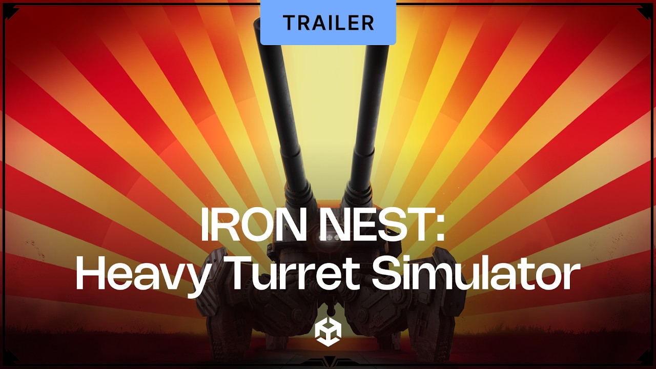 IRON NEST: Heavy Turret Simulator | Launch Trailer