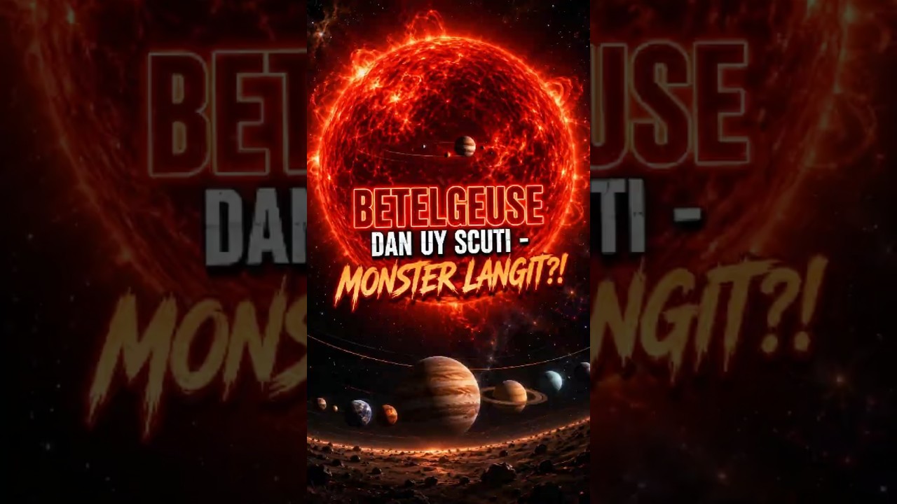 SEBERAPA BESAR BETELGEUSE? #astronomi #space #bigbang #shortsyoutube #planet