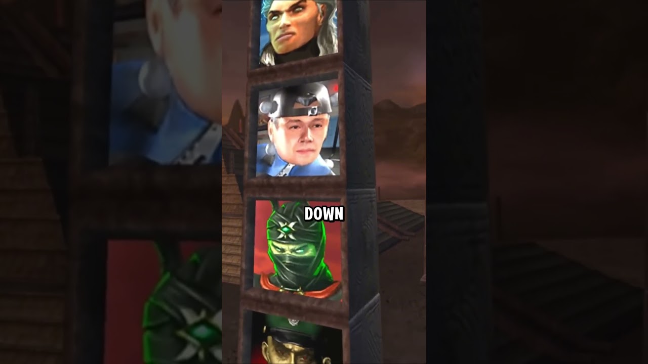 beating Mortal Kombat with the weakest character! #videogames #gaming #mortalkombat