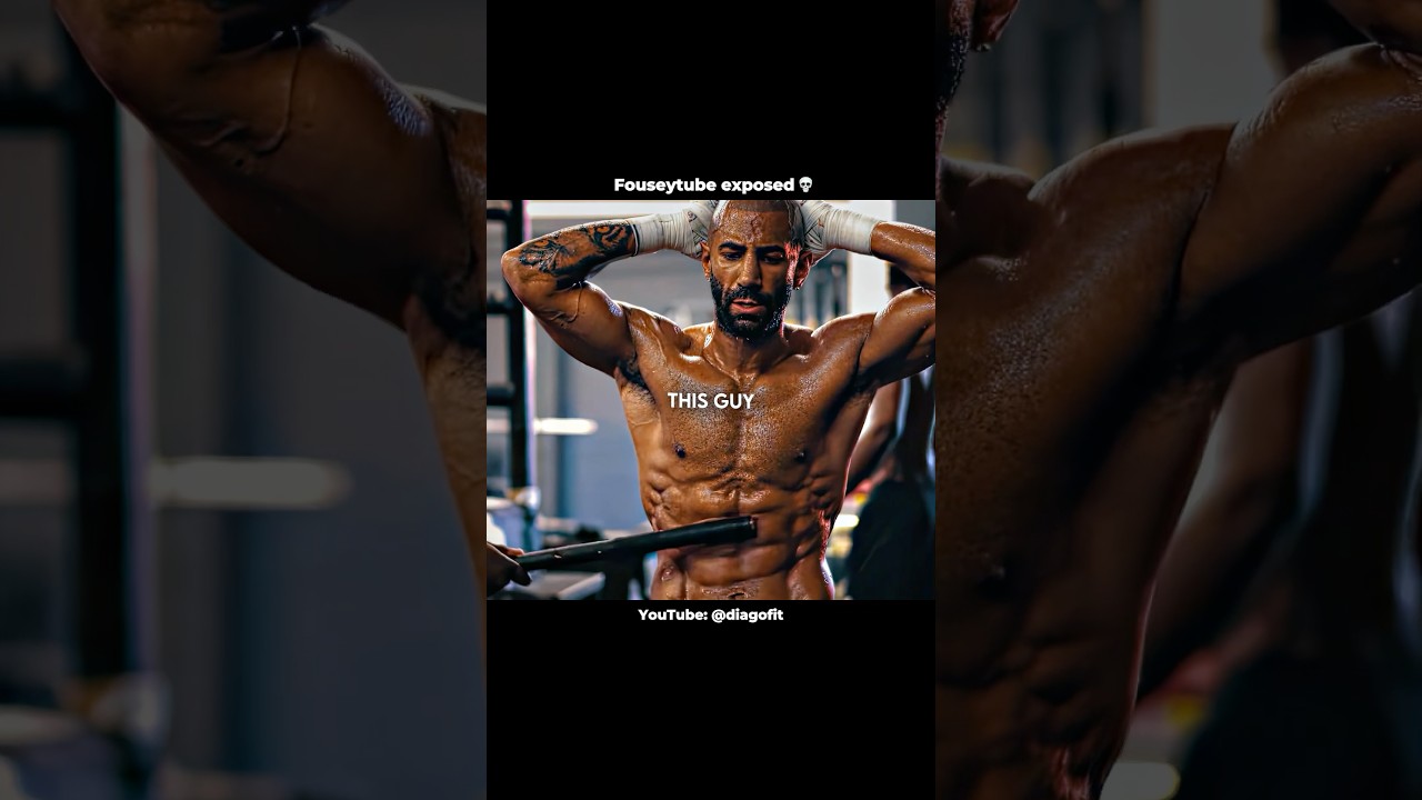 FouseyTube EXPOSED 😳⚙️ #diagofit #fouseytube #bodybuilding #transformation #gymbro #gymrat